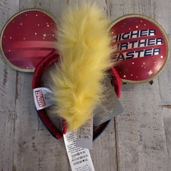 Disney Parks Captain Marvel Mickey ears brand new - Picture 2 of 8